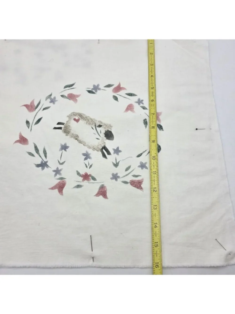 Handmade sheep quilt